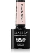 Claresa SoakOff UV/LED Color French Time гел лак за нокти с използване на UV/LED лампа цвят 7 5 гр.