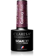 Claresa SoakOff UV/LED Color Galaxy гел лак за нокти цвят Red 5 гр.