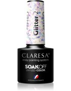 Claresa SoakOff UV/LED Color Glitter гел лак за нокти цвят 2 5 гр.