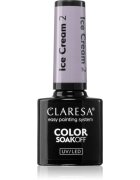 Claresa SoakOff UV/LED Color Ice Cream гел лак за нокти цвят 2 5 гр.