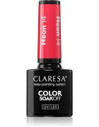 Claresa SoakOff UV/LED Color Neon гел лак за нокти цвят NEON 14 5 гр.