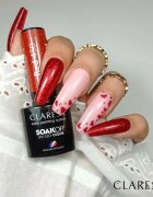 Claresa SoakOff UV/LED Color Rainbow Explosion гел лак за нокти цвят Red 430 5 гр.