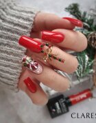 Claresa SoakOff UV/LED Color River гел лак за нокти цвят Red 412 5 гр.