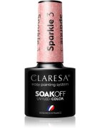 Claresa SoakOff UV/LED Color Sparkle гел лак за нокти цвят 3 5 гр.