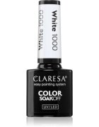 Claresa SoakOff UV/LED Color White гел лак за нокти цвят 1000 5 гр.