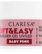 Claresa Soft&Easy Builder Gel основно гел покритие за нокти цвят Baby Pink 12 гр.