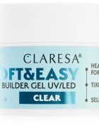 Claresa Soft&Easy Builder Gel основно гел покритие за нокти цвят Clear 45 гр.