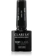 Claresa UV/LED Top Glass No Wipe топ лак за защита и блясък без лепкавост 5 гр.