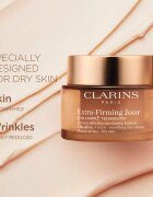 Clarins Extra-Firming Day Cream дневен лифтинг крем против бръчки за суха кожа 50 мл.
