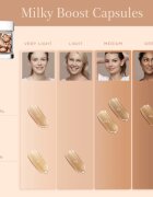 Clarins Milky Boost Capsules озаряващ фон дьо тен капсули цвят 01 30x0.2 мл.