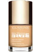 Clarins Skin Illusion Velvet течен фон дьо тен с матов завършек с подхранващ ефект цвят 105N 30 мл.