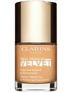 Clarins Skin Illusion Velvet течен фон дьо тен с матов завършек с подхранващ ефект цвят 112.5W 30 мл.