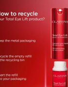 Clarins Total Eye Lift крем за околоочния контур против бръчки пълнител 15 мл.