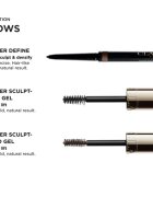 Clarins Wonder Sculp Eyebrow Gel гел за вежди цвят 00 clear 5 мл.