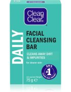 Clean & Clear Daily почистващ твърд сапун за лице 75 гр.