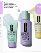 Clinique 3 Steps Skin Care Kit Skin Type 2 подаръчен комплект за перфектно почистена кожа