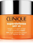 Clinique Superdefense™ SPF 25 Fatigue + 1st Signs Of Age Multi-Correcting Cream крем против първи белези на стареене за суха и смесена кожа SPF 25 50