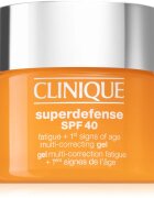 Clinique Superdefense™ SPF 40 Fatigue + 1st Signs of Age Multi Correcting Gel хидратиращ гел против първите признаци на стареене на кожата SPF 40 50 м