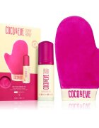 Coco & Eve Sunny Honey Ultimate Glow Travel Kit автобронзираща пяна с ръкавица за нанасяне малка опаковка Medium 60 мл.