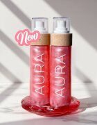 COCOSOLIS AURA Peptide Shimmer Spray хидратиращ спрей с озаряващ ефект с аромат Strawberry Cheesecake 100 мл.