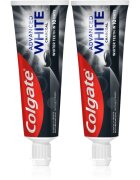 Colgate Advanced White Charcoal избелваща паста за зъби с активен въглен 2x75 мл.