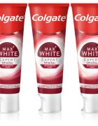 Colgate Max White Expert Original избелваща паста за зъби 3x75 мл.