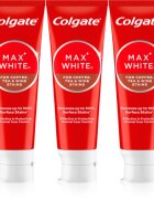 Colgate Max White One Coffee Tea & Wine избелваща паста за зъби 3x75 мл.