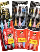 Colgate Zig Zag Charcoal четки за зъби medium 3 бр.