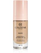 Collistar NUDO Second Skin Foundation SPF 15 озаряващ хидратиращ фон дьо тен с изглаждащ ефект цвят 2N Beige 30 мл.