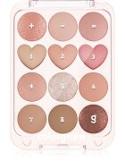 Colorgram Pin Point Eyeshadow Palette палитра сенки за очи за перфектен външен вид цвят 01 Peach+Coral 9.9 гр.