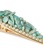 Crystallove Amazonite Hair Clip фиба за коса 1 бр.