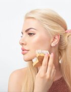 Crystallove Bamboo Butterfly Agave Face Brush Travel Size четка за масаж за лице и деколте 1 бр.