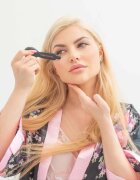 Crystallove Black Obsidian Spoon Eye Gua Sha уред за масаж на зоната около очите 1 бр.