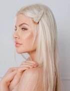 Crystallove Clear Quartz Hair Clip фиби за коса 1 бр.