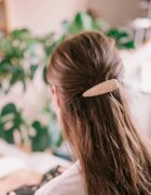 Crystallove Clear Quartz Hair Clip фиби за коса 1 бр.