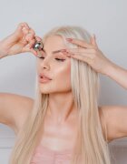 Crystallove Cryo Ice Mushroom Gua Sha масажно приспособление за лице 1 бр.