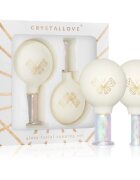 Crystallove Glass Facial Cupping Set комплект масажни аксесоари за лице врат и деколкте 2 бр.