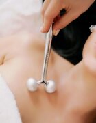 Crystallove Lift & Sculpt масажно приспособление за лице боя Silver 1 бр.