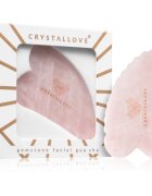 Crystallove Rose Quartz 3D Gua Sha масажно приспособление 1 бр.