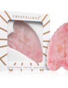 Crystallove Rose Quartz 3D Gua Sha масажно приспособление 1 бр.