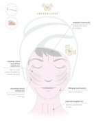 Crystallove Rose Quartz 3D Lift & Sculpt Facial Roller масажно приспособление 1 бр.