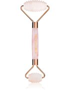 Crystallove Rose Quartz 3D Teeth Roller масажно валяче за лице 1 бр.