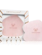 Crystallove Rose Quartz Contour Gua Sha масажно приспособление за лице 1 бр.