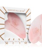 Crystallove Rose Quartz Gua Sha масажно приспособление 1 бр.