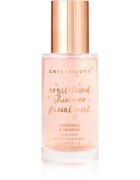 Crystallove Rose Quartz Shimmer Facial Mist мъгла за лице за озаряване на лицето 100 мл.
