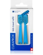 Curaprox Kids Travel refill сменяеми глави за четка за зъби Blue 2 бр.