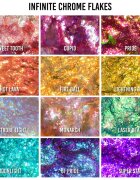 Danessa Myricks Beauty Infinite Chrome Flakes сенки за очи с блясък цвят Hot Lava 38 гр.