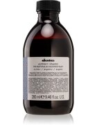Davines Alchemic Shampoo Silver подхранващ шампоан за подчертаване на цвета на косата 280 мл.