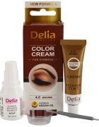 Delia Cosmetics Argan Oil цвят за вежди цвят 4.0 Brown 15 мл.