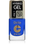 Delia Cosmetics Coral Hybrid Gel гел лак за нокти без използване на UV/LED лампа цвят 126 11 мл.
